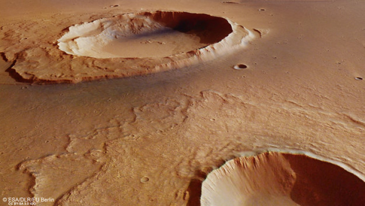 Потоп на Марсе: астрономы показало следы сильной стихии