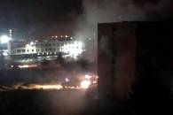 В Ужгороді горить студентський гуртожиток УжНУ (ФОТО, ВІДЕО)