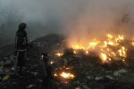 На свалявському сміттєзвалищі сталася масштабна пожежа (ФОТО)