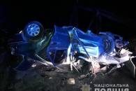 На Хустщині авто в'їхало в бетонну опору: Загинув 18-річний водій, троє пасажирів - у лікарні (ФОТО)