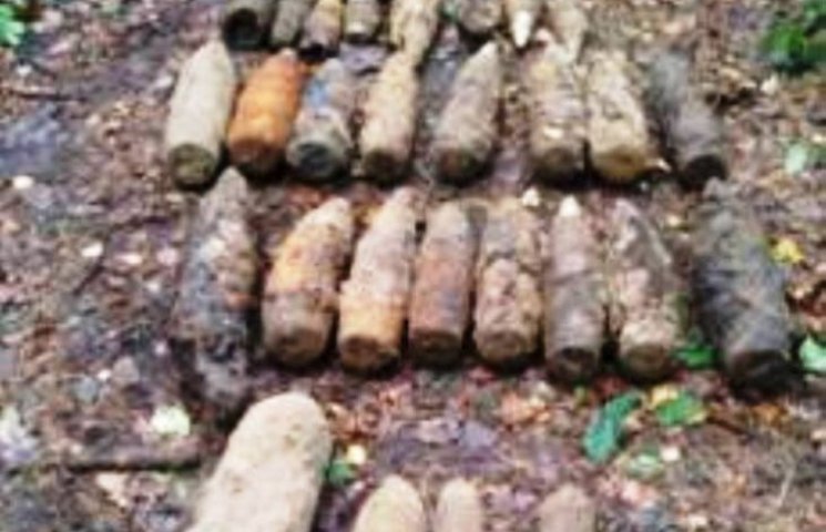 Біля Ужгорода у лісі знайшли 30 снарядів…