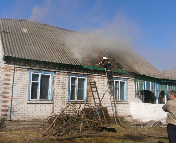 На Полтавщині від пожежі постраждав прив…