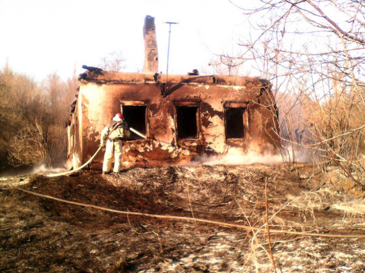На Полтавщині горіли одразу три будівлі…