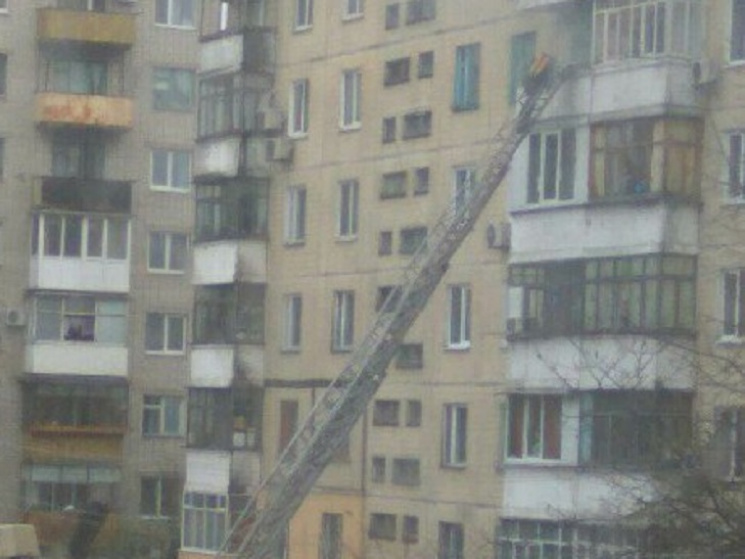 В Новомосковске во время пожара из огня…