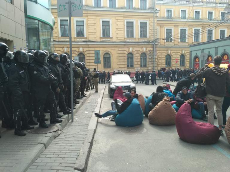 В Харькове во время столкновений возле "…