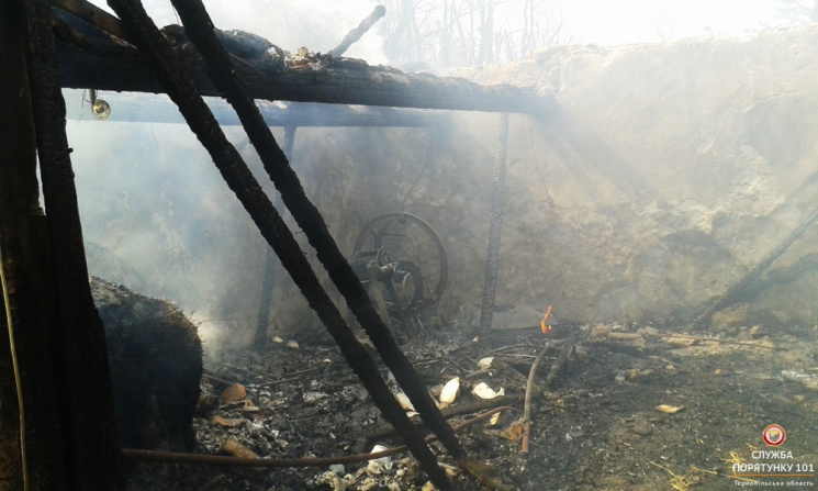 На Тернопільщині вигоріли гектари сухост…