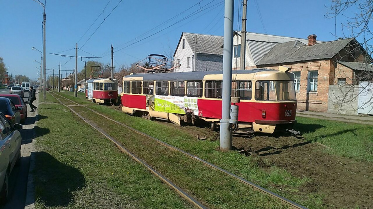 "Трамвайный дрифт" в Харькове: Пострадал…
