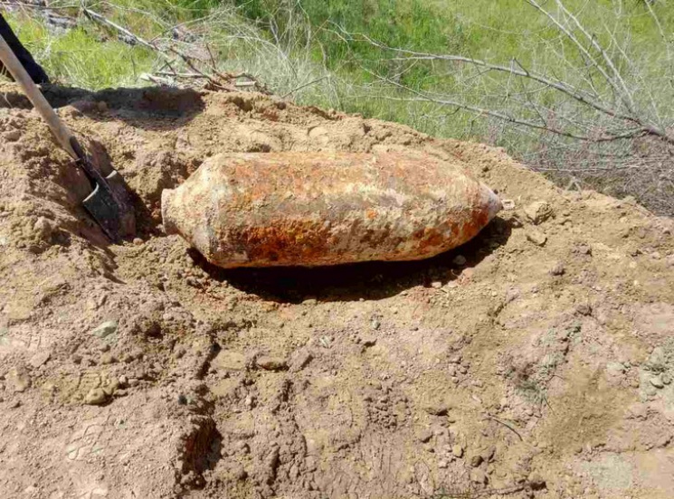 На Одещині виявили бомбу вагою у 250 кіл…