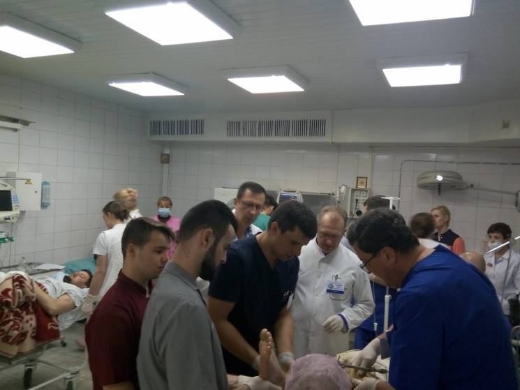В больницы Днипра доставили семерых ране…