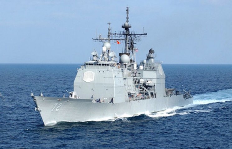 В Черное море вошел ракетный крейсер ВМС…