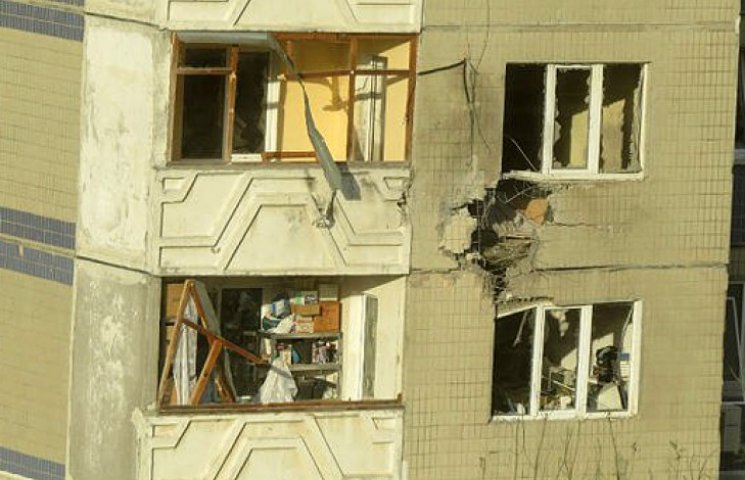 В блокадном Луганске новые разрушения…