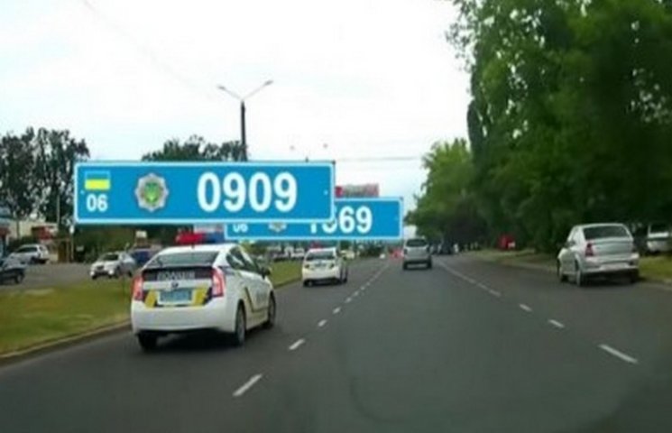 Полицейские гонки в Одессе…