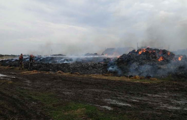 На Херсонщині блискавка спалила 30 тонн…