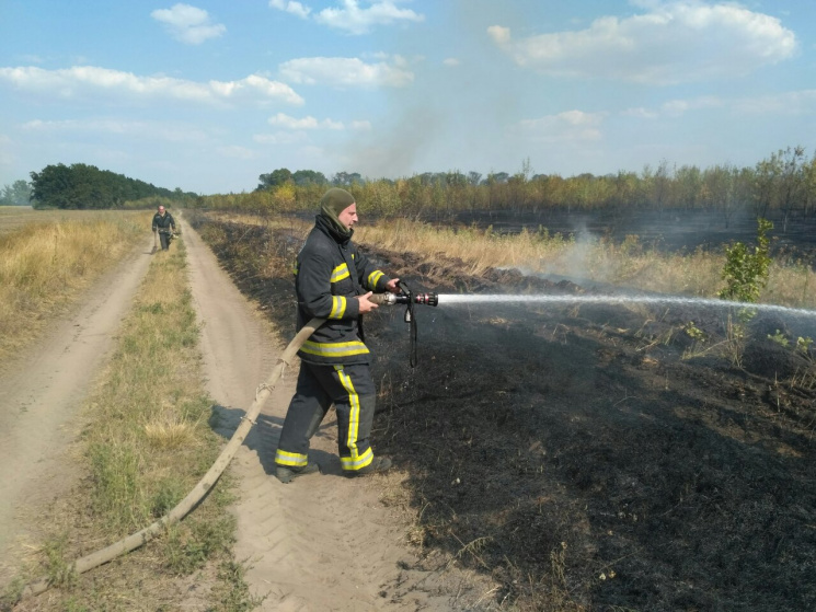 Масштабный лесной пожар под Харьковом ло…