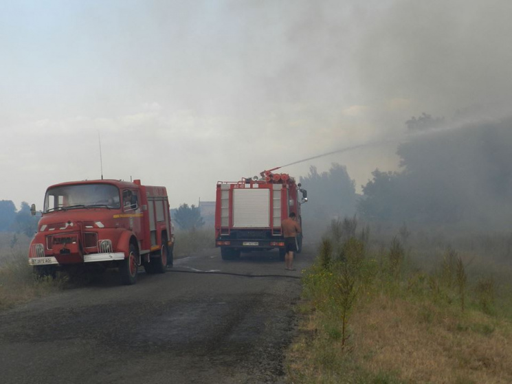 На Херсонщині пожежа охопила 70 гектарів…