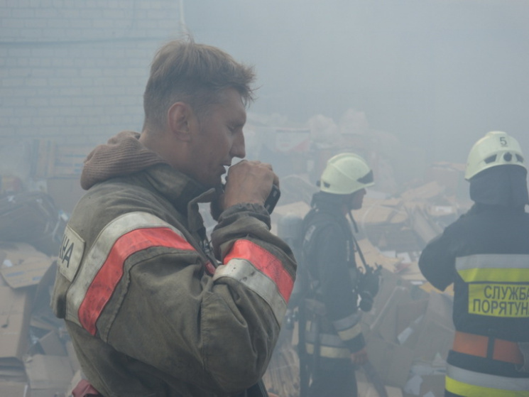 В Днипре впервые в Украине тушили городс…