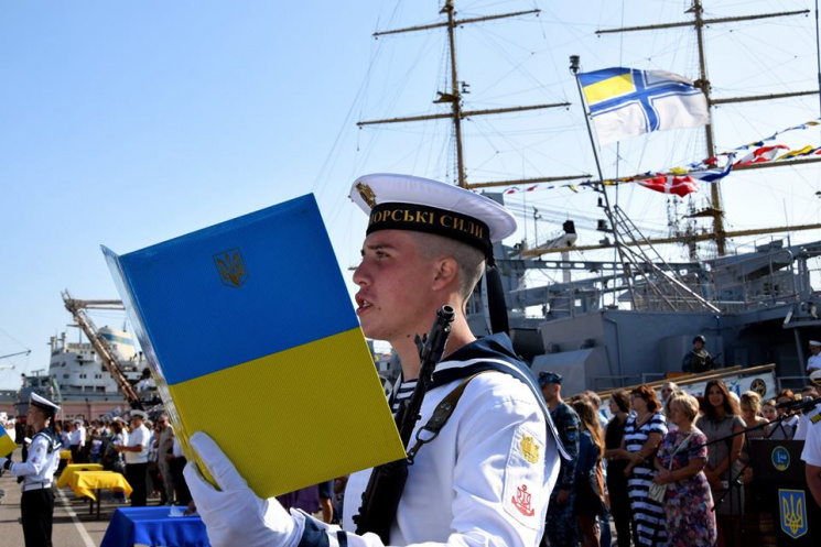 В Одесі майбутні флотські офіцери присяг…