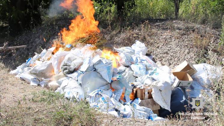 У Полтаві спалили наркотики на 2 млн грн…