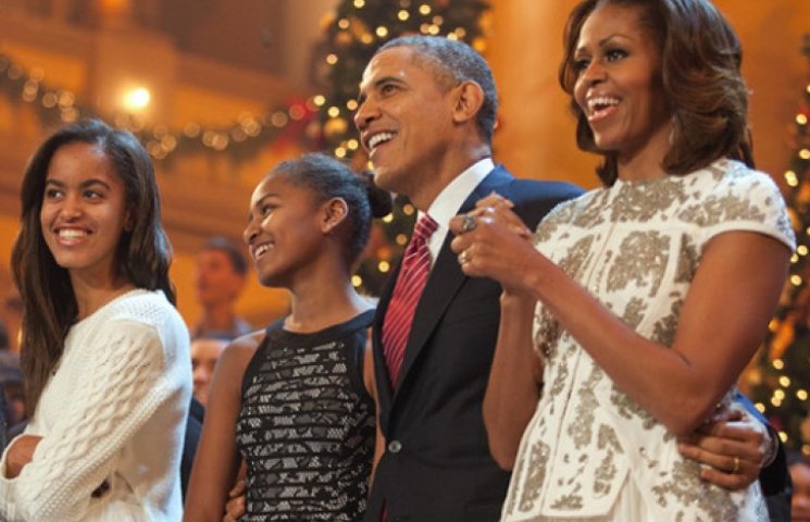 Штаты обсуждают одежду дочерей Обамы…