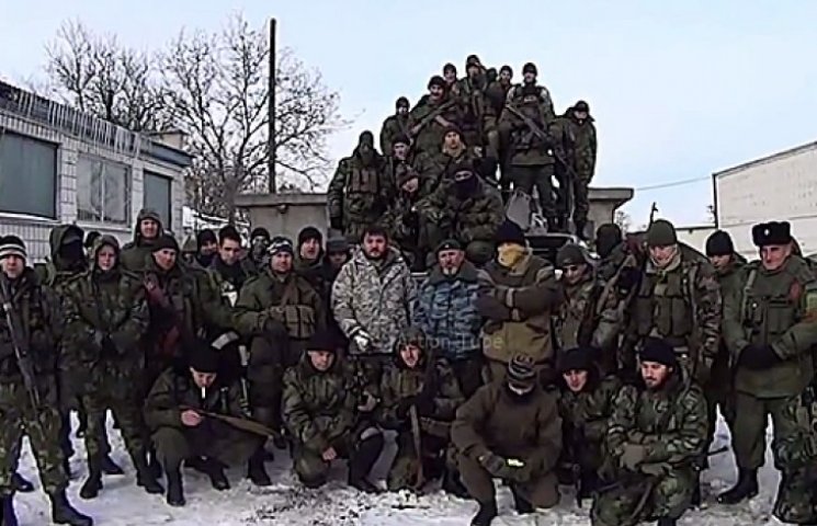 Российские боевики, воюющие на Донбассе,…