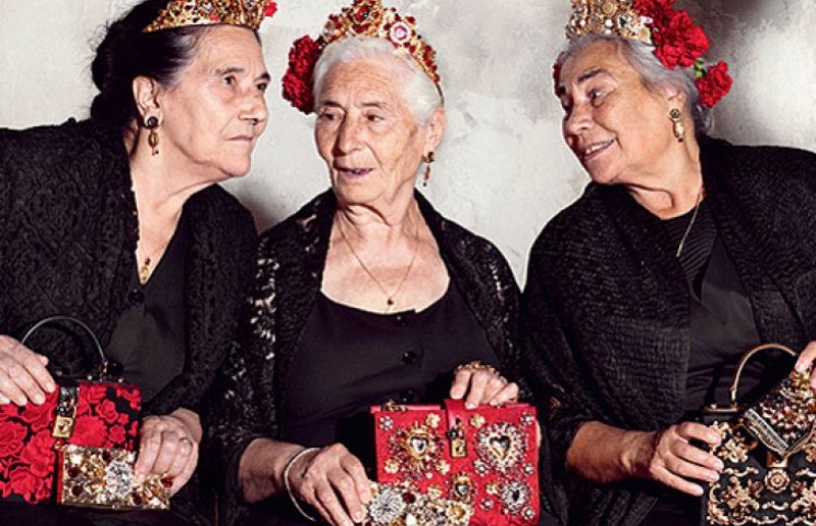 В рекламе Dolce&Gabbana снялись старушки…