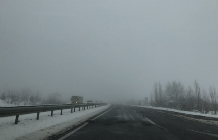 На дорогах Закарпаття – густий туман (ФО…