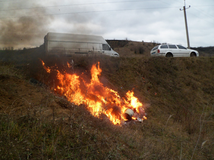 На Одещині правоохоронці спалили наркоти…