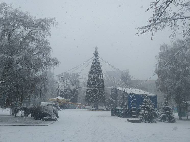 Как выглядит новогодняя елка в парке Гло…