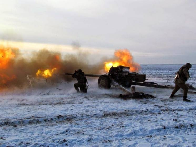 Бойовики на Донбасі гатили по позиціях З…
