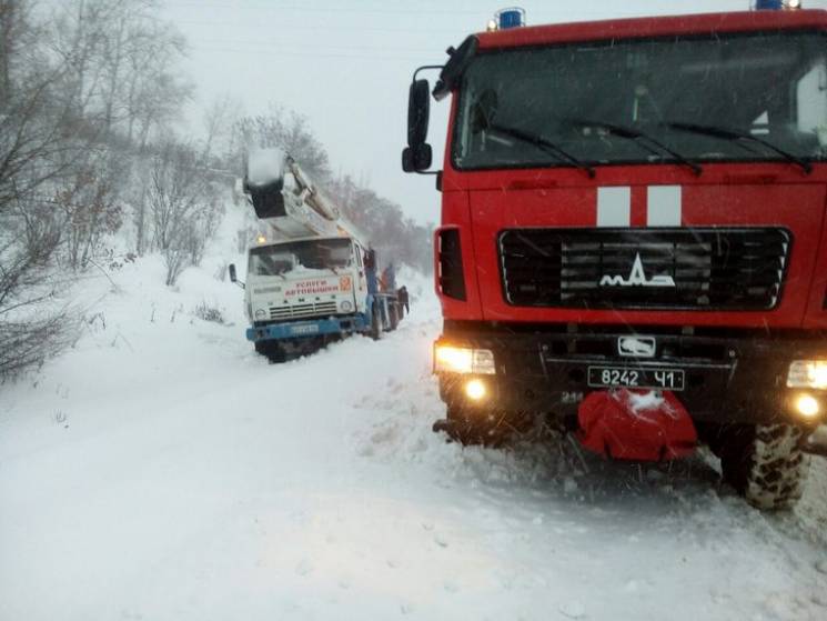 Як рятувальники Полтавщини витягали авті…