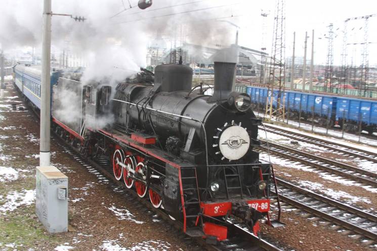 Во Львове запустили Рождественский поезд…