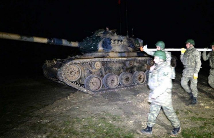 Турция ввела танки в Сирию…
