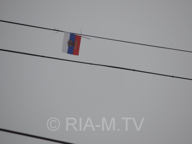 У центрі Мелітополя почепили прапор краї…