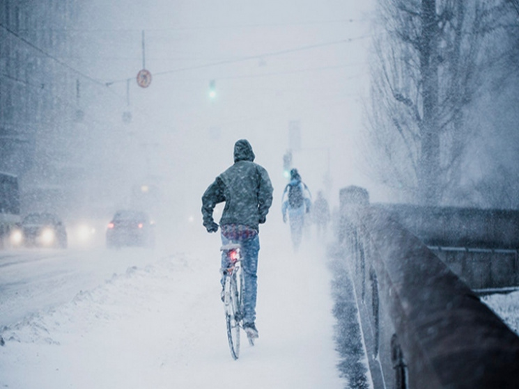 У Львові пішов гігантський сніг…