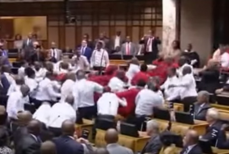 У парламенті ПАР депутати почубились і о…