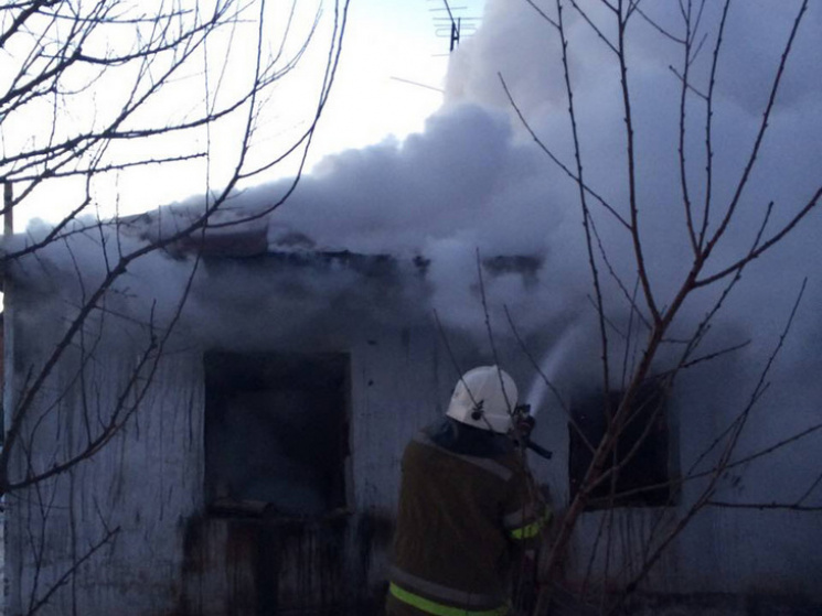 В районе Полтавы дотла сгорел дом…