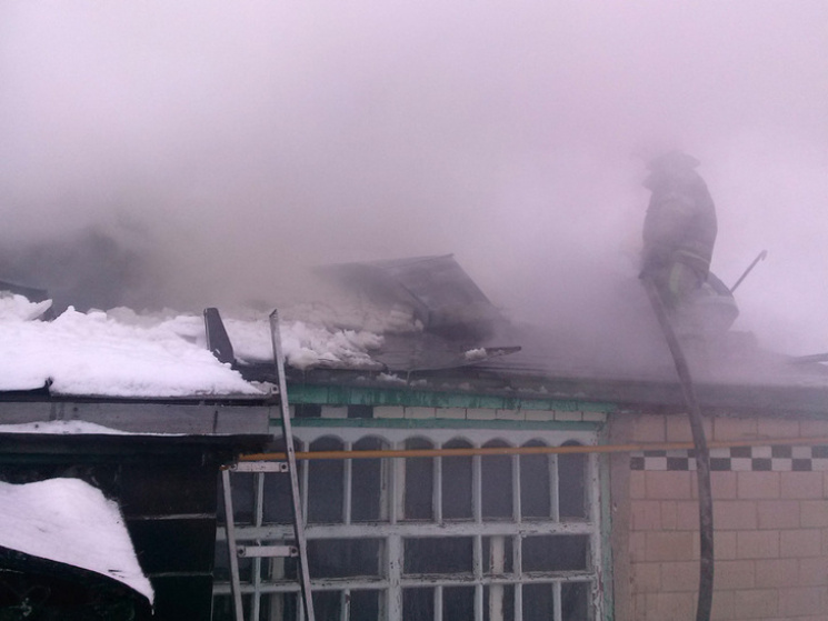 В районе Полтавы сгорел дом…