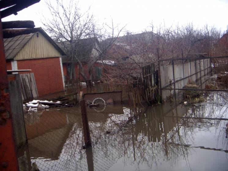 Тала вода ледь не затопила будинки у Орж…