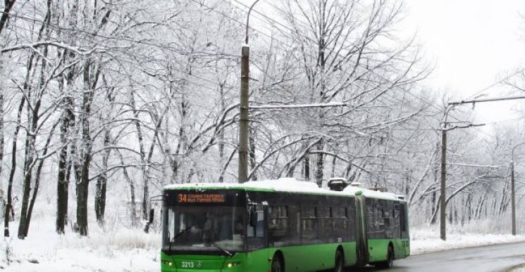 У Харкові один із тролейбусів змінив мар…