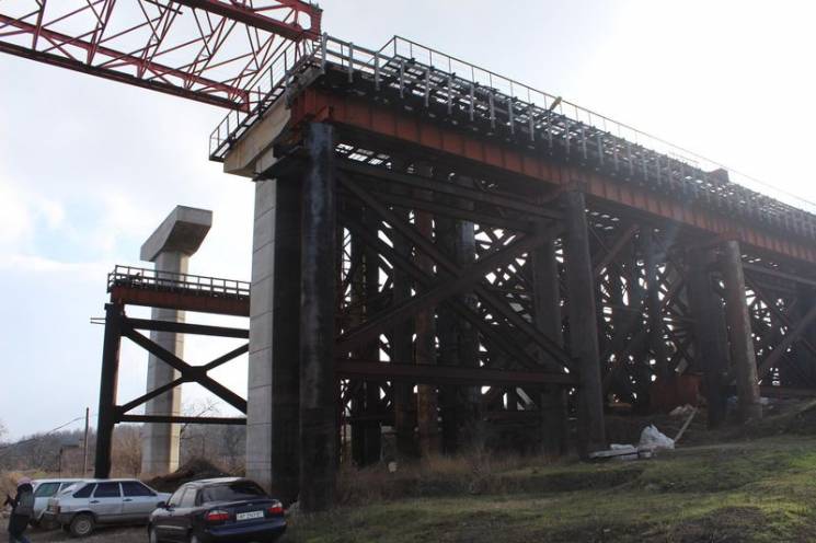 Многострадальный запорожский мост соедин…