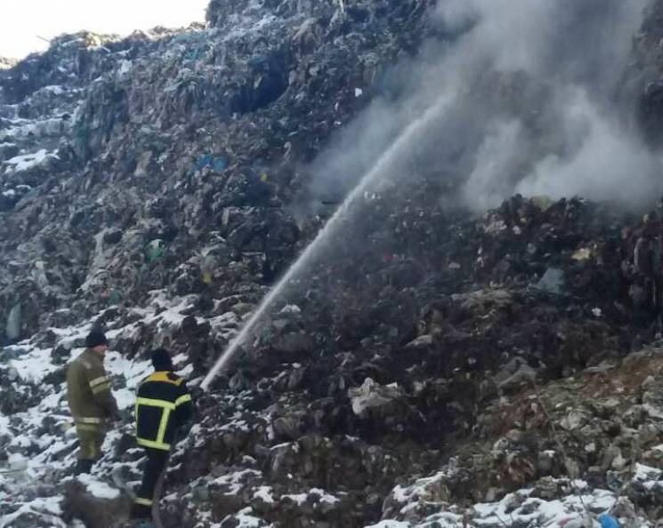 Під Полтавою знову горіло міське сміттєз…