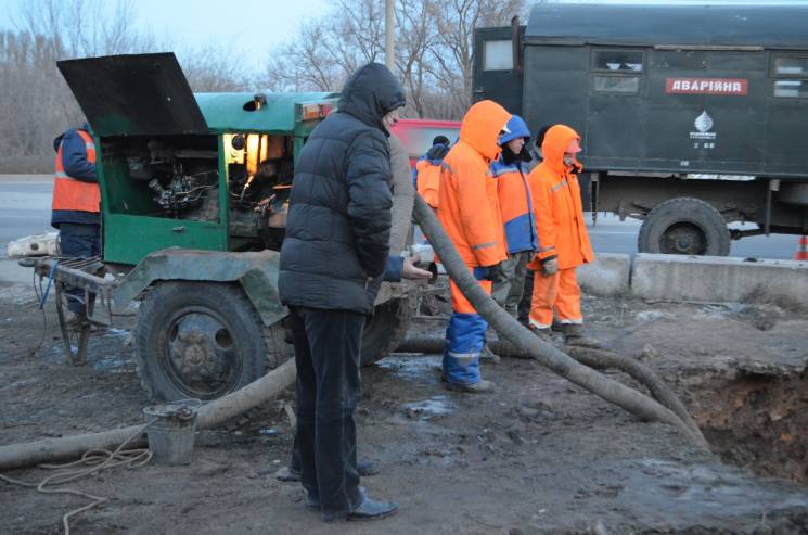 Авария на запорожском водопроводе: Буряк…