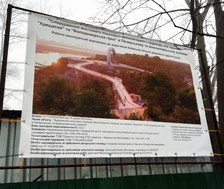 Строительство моста Кличко на Владимирск…