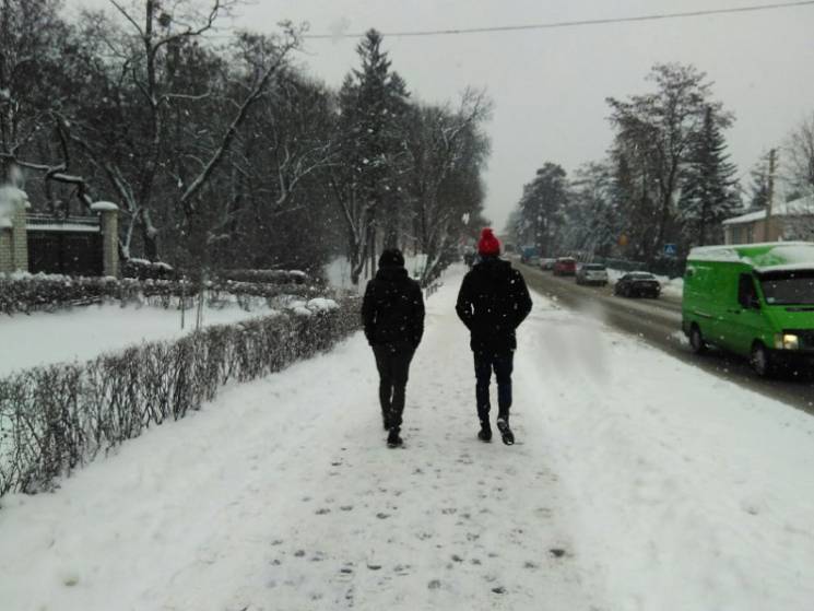 До Львова повернулася зима (ВІДЕО)…