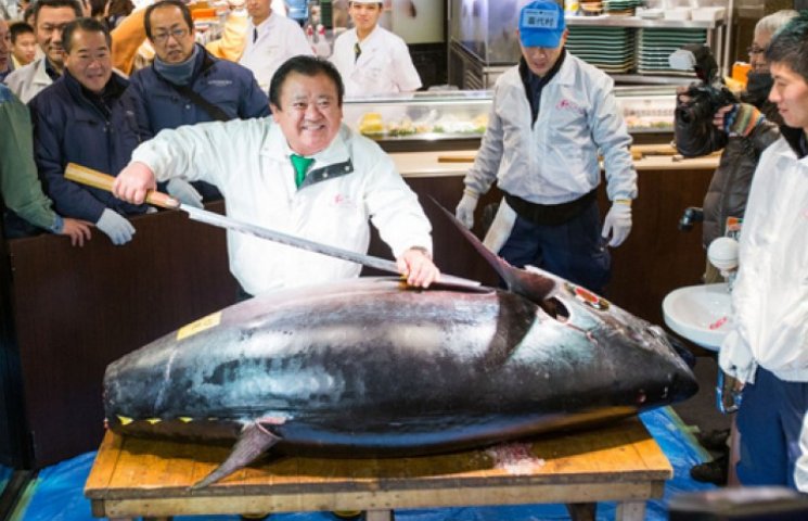 В Японії на аукціоні здешевілу рибу прод…