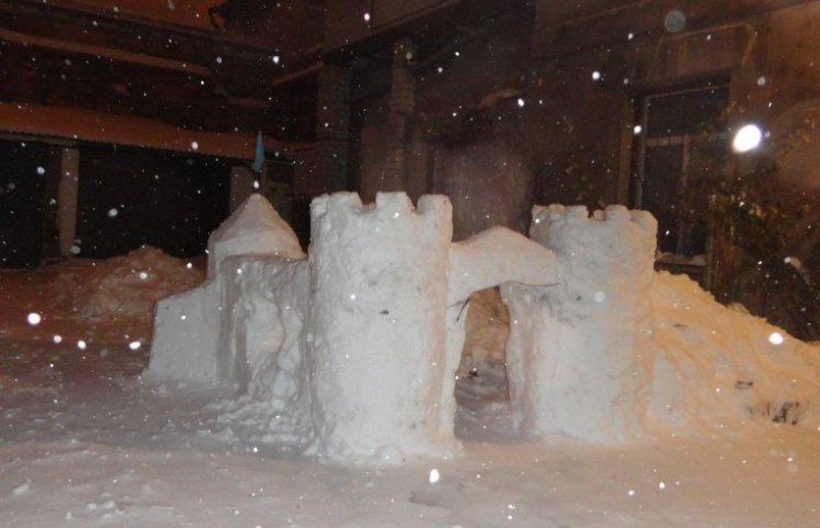 Одесити відтворили снігову модель Хаджиб…