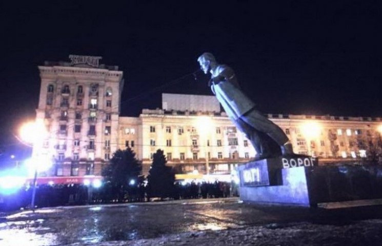 Снос памятника палачу в Днепропетровске…
