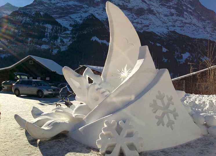 Украинцы выиграли конкурс снежных скульп…