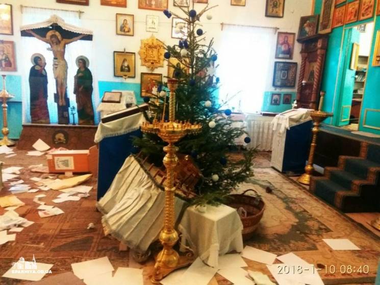 В Одеській області розгромили і пограбували храм УПЦ МП