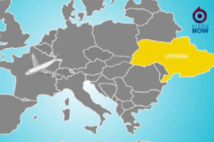 В Португалии напечатали карту Украины бе…
